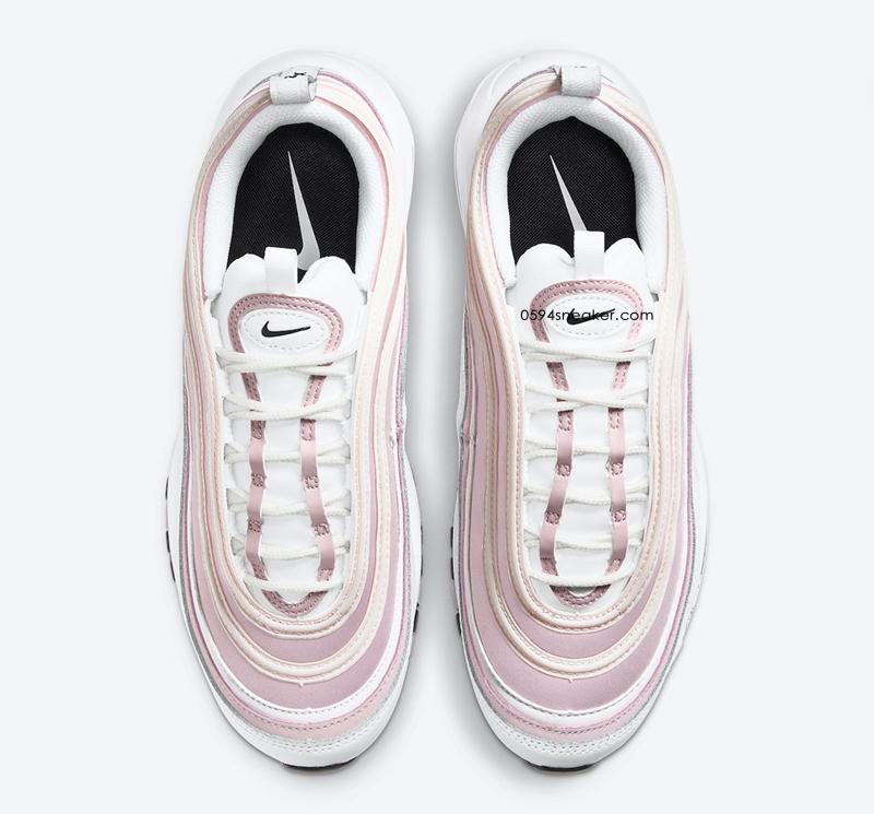 清新淡粉配色 Nike Air Max 97 WMNS 货号：DA9325-100