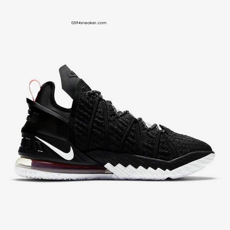 詹姆斯最新战靴经典黑红 Nike LeBron 18 “Bred”