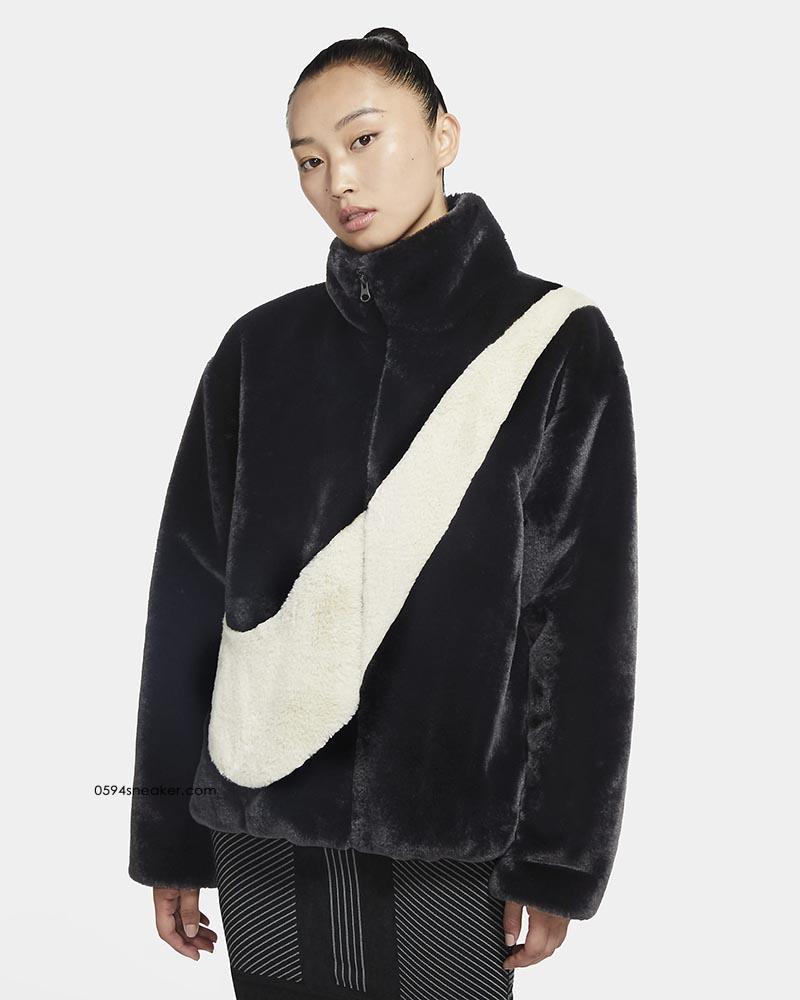 Nike Sportswear 女子夹克：CU6559-010、毛毯Plush：CZ4549-010