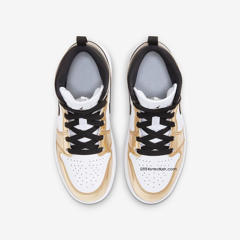 液态金 Air Jordan 1 Mid SE “Metallic Gold” 货号：DC1419-700，DC1420-700，DC1422-700，DC1424-700