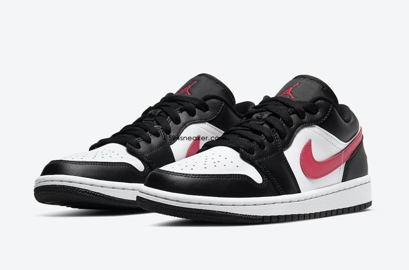经典黑粉 Air Jordan 1 Low “Siren Red” 货号：DC0774-004