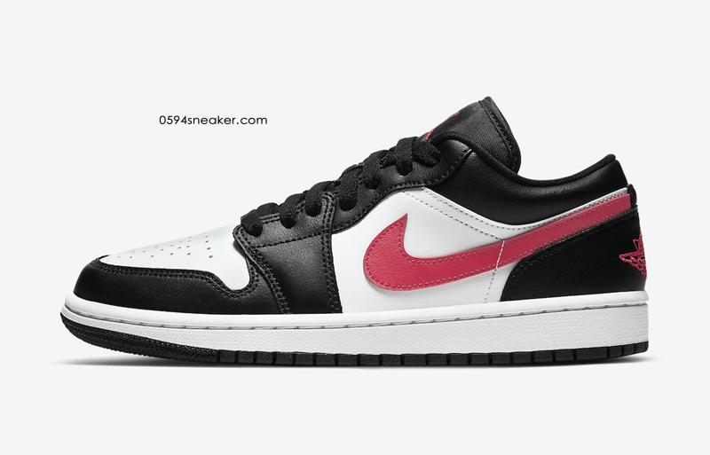 经典黑粉 Air Jordan 1 Low “Siren Red” 货号：DC0774-004