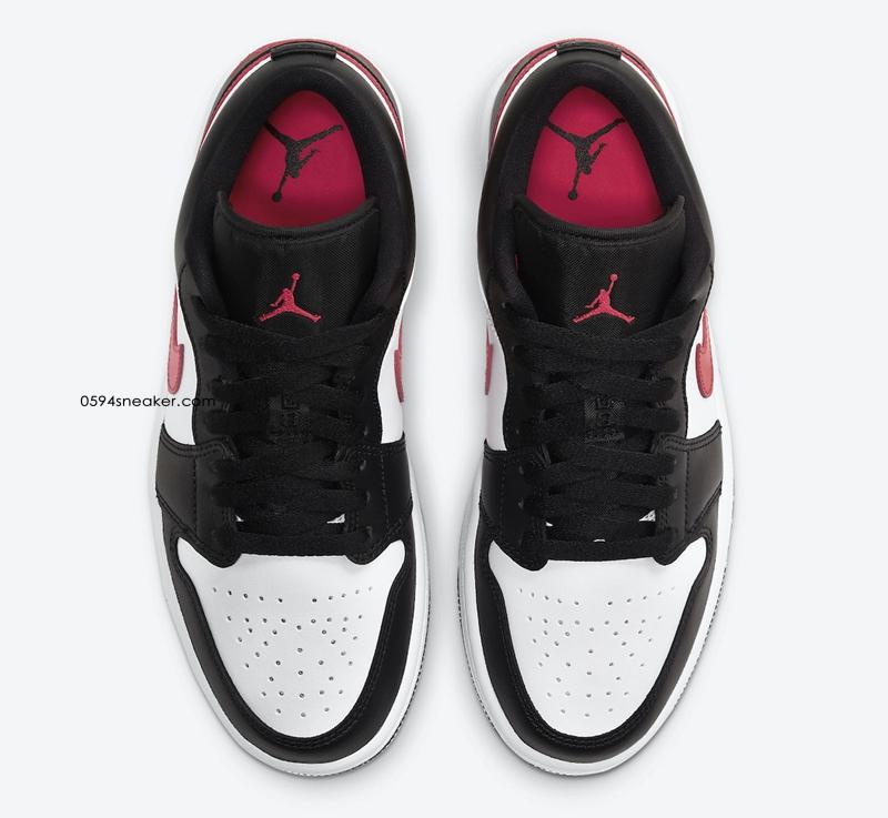 经典黑粉 Air Jordan 1 Low “Siren Red” 货号：DC0774-004