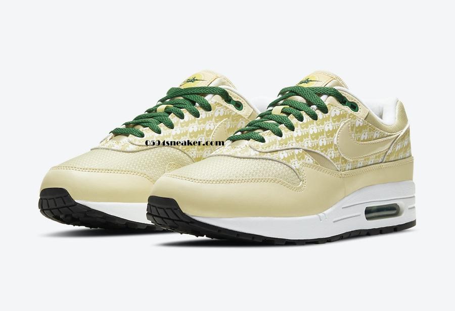 柠檬配色+3M，Nike Air Max 1 “Lemonade” 货号：CJ0609-700