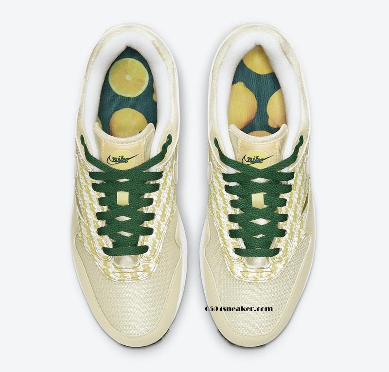 柠檬配色+3M，Nike Air Max 1 “Lemonade” 货号：CJ0609-700