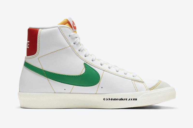 开拓者外星人配色 Nike Blazer Mid GS “Raygun” 货号：DD9528-100