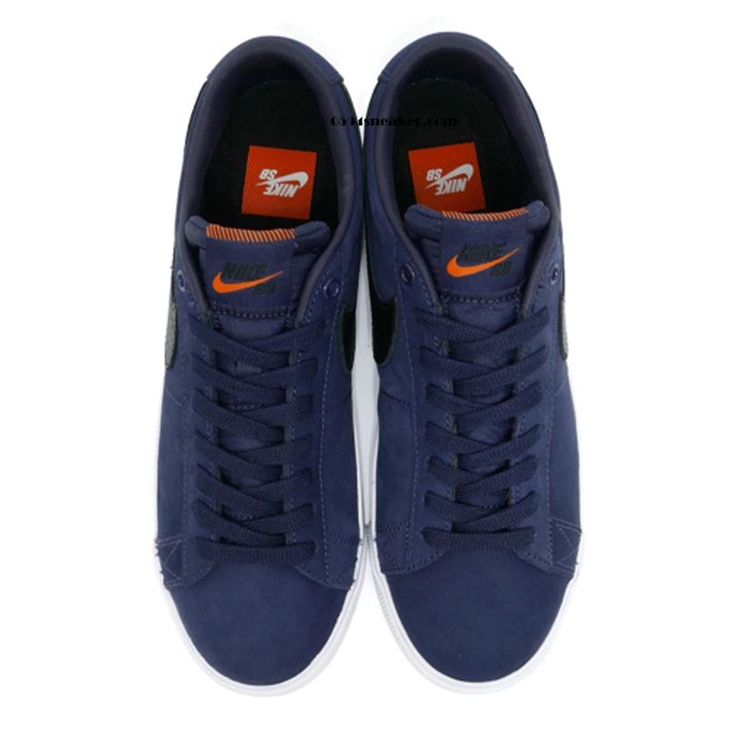 Nike SB Blazer Low GT ISO 货号：CW7462-400 复古海军蓝