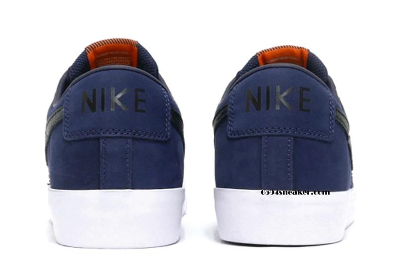 Nike SB Blazer Low GT ISO 货号：CW7462-400 复古海军蓝