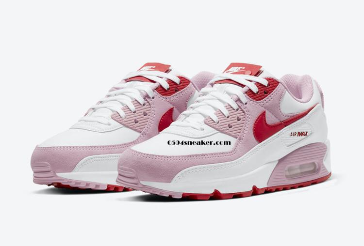 情人节主题 Nike Air Max 90 “Valentine's Day” 货号：DD8029-100