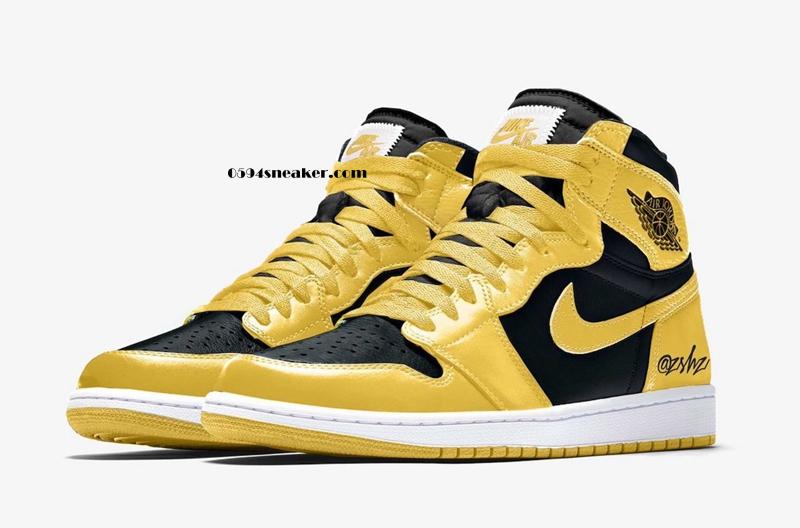 大黄蜂黑黄配色 Air Jordan 1 High OG “Pollen” 货号：555088-701