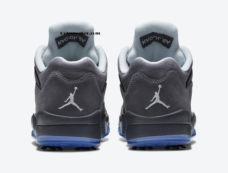 高尔夫版本 Air Jordan 5 Low Golf “Wolf Grey” 货号：CU4523-005