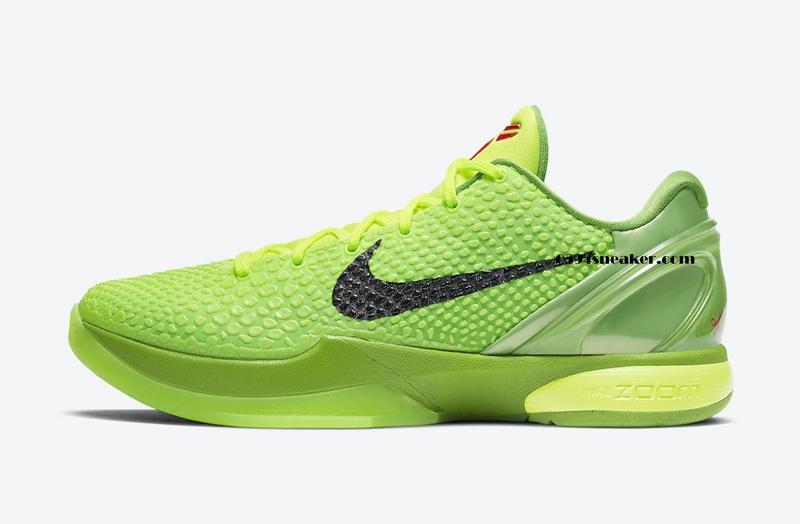 科比圣诞 Nike Kobe 6 Protro “Grinch” 货号：CW2190-300