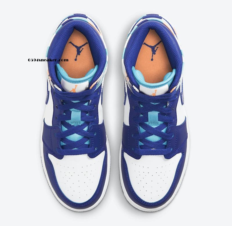 Air Jordan 1 Mid GS 货号：555112-105