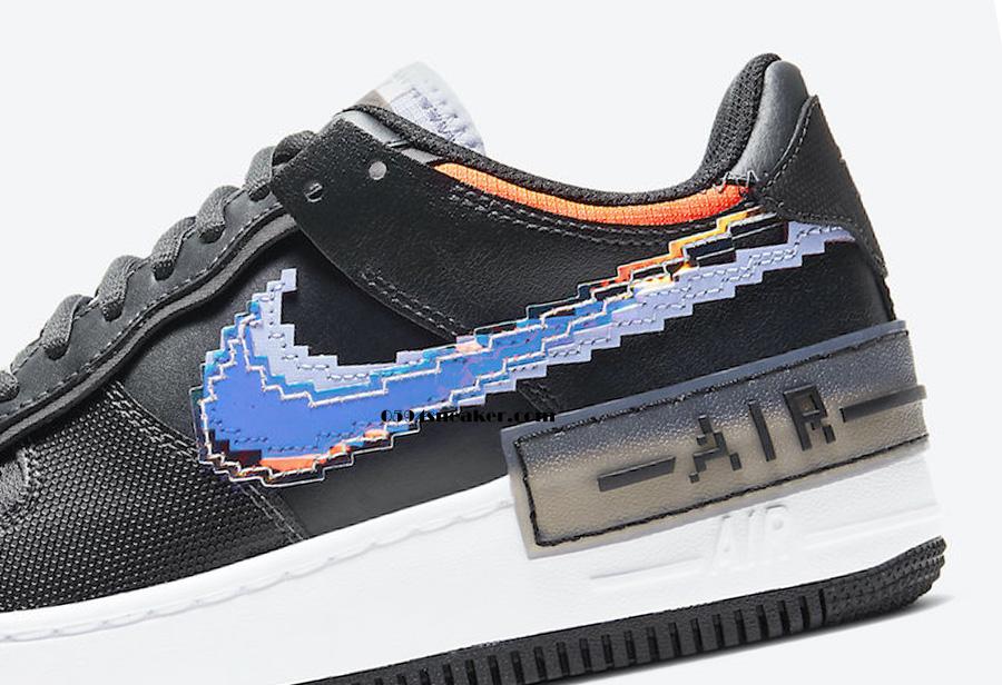 数码像素 Nike Air Force 1 Shadow “Pixel” 货号：CV8480-001