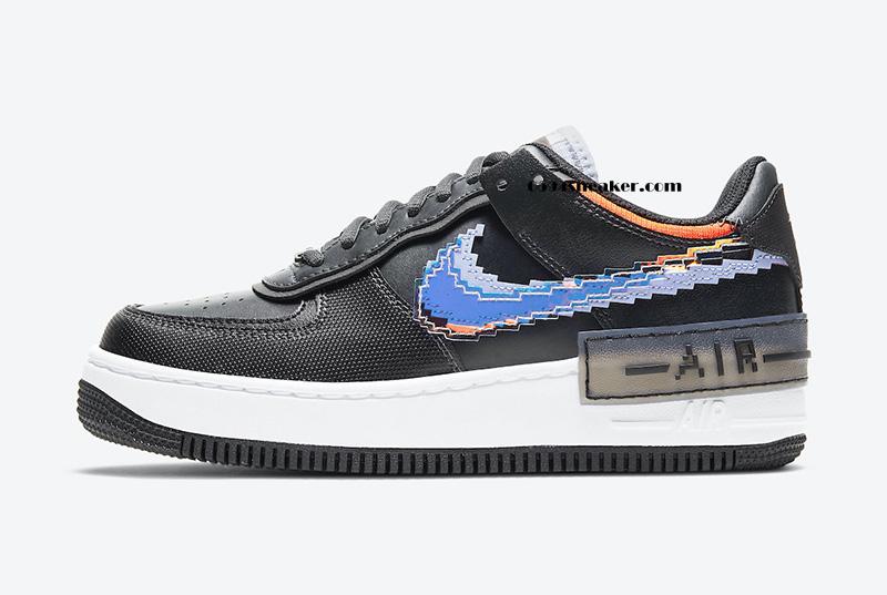 数码像素 Nike Air Force 1 Shadow “Pixel” 货号：CV8480-001