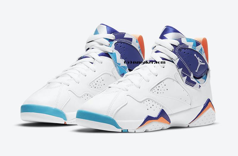 Air Jordan 7 GS “Chlorine Blue” 货号：442960-100