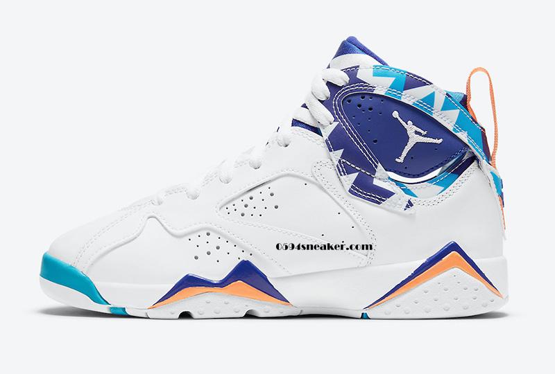 Air Jordan 7 GS “Chlorine Blue” 货号：442960-100