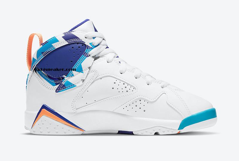 Air Jordan 7 GS “Chlorine Blue” 货号：442960-100