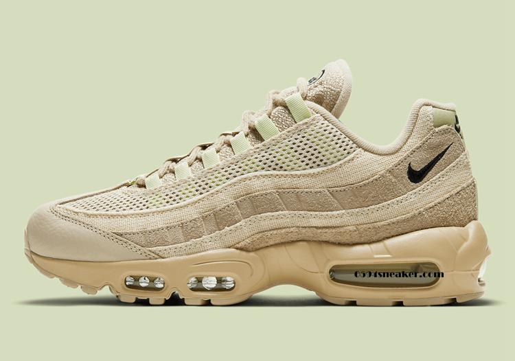 平民版 AM95 富婆快乐鞋 Nike Air Max 95 PRM “Grain” 货号：DH4102-200