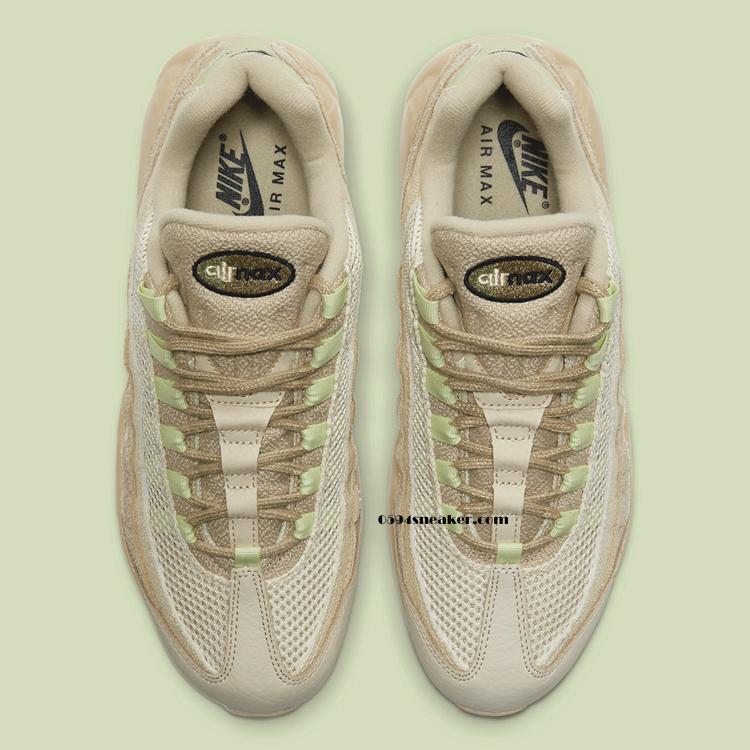 平民版 AM95 富婆快乐鞋 Nike Air Max 95 PRM “Grain” 货号：DH4102-200