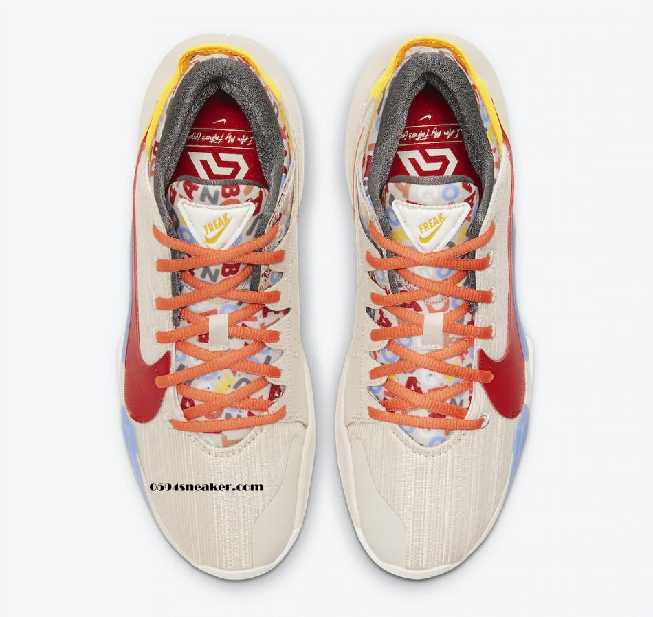 Nike Zoom Freak 2 “ Alphabet Soup” 货号：CW3162-001