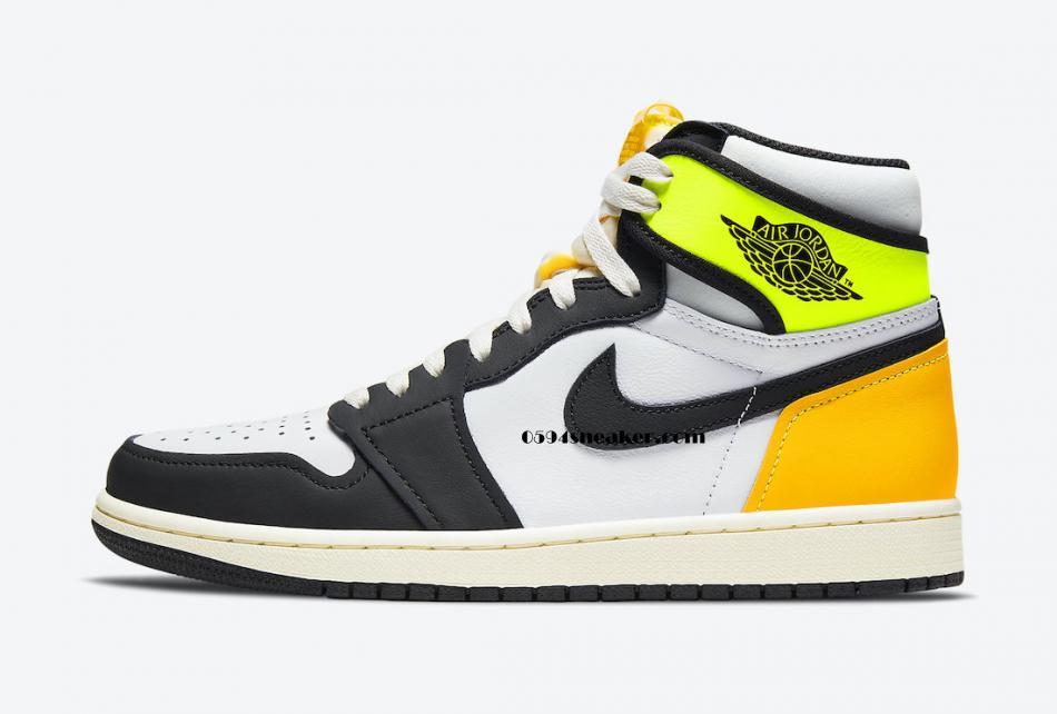 Air Jordan 1 High OG “Volt Gold” 货号：555088-118