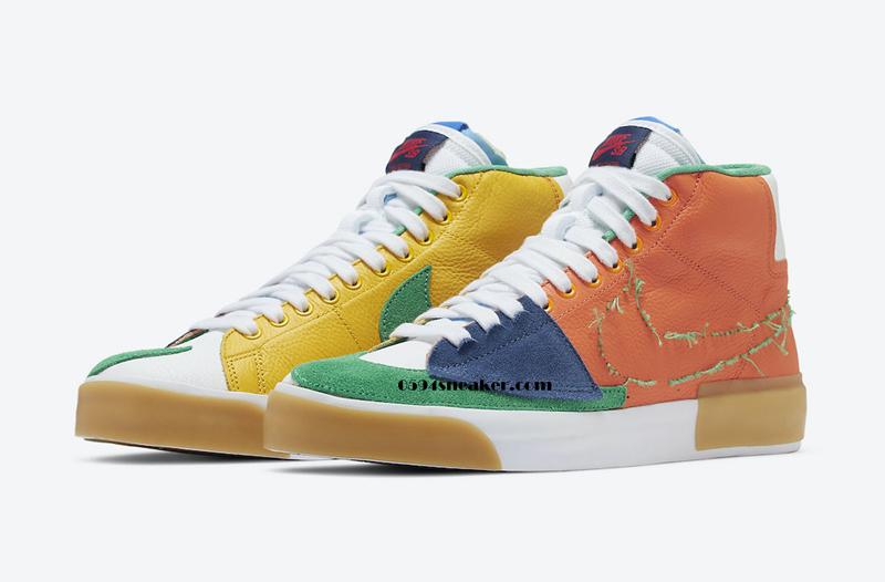 Nike SB Blazer Mid Edge “Multi-Color” 货号: DA2189-800