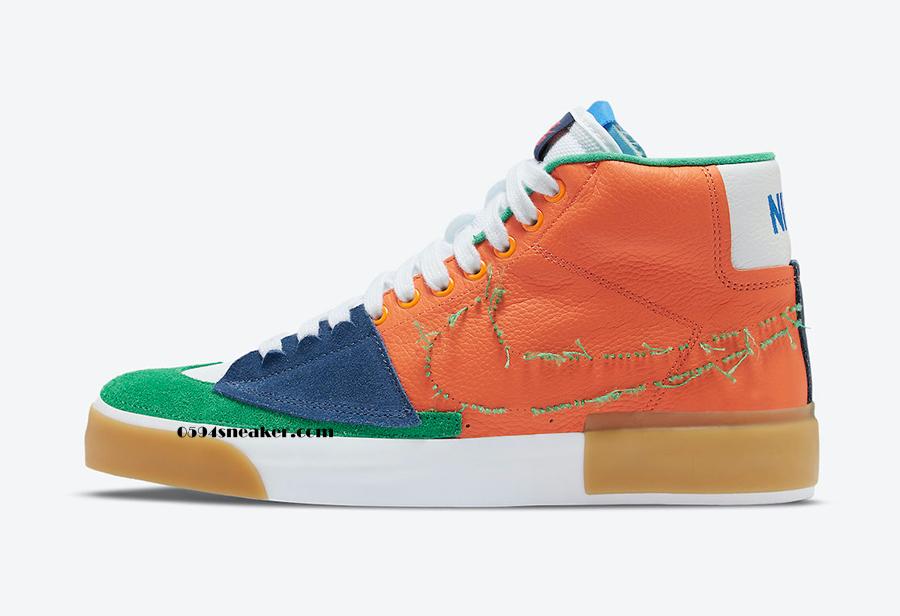 Nike SB Blazer Mid Edge “Multi-Color” 货号: DA2189-800