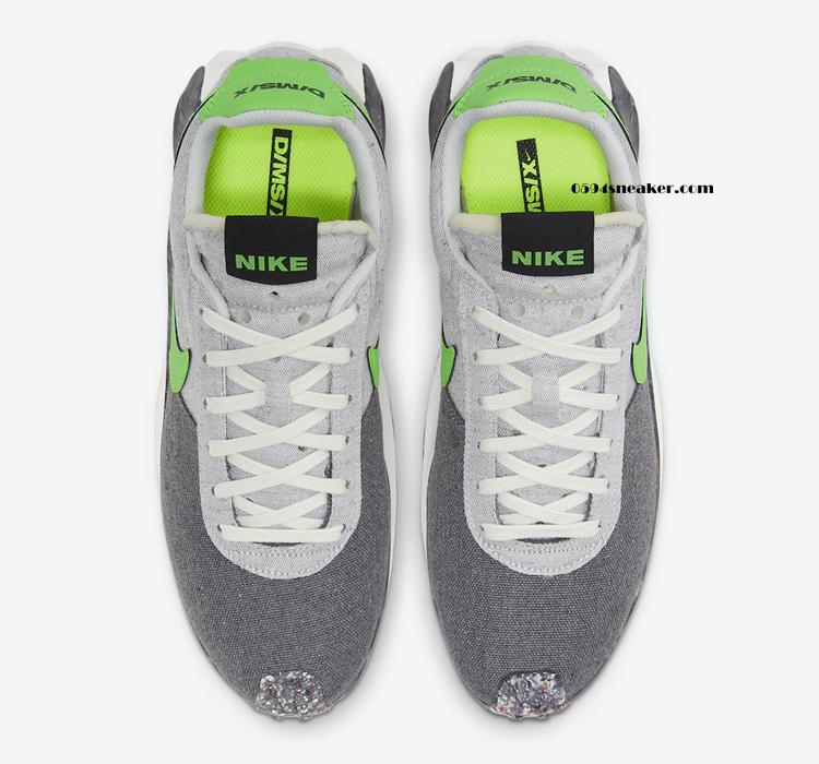 Nike D / MS / X Waffle “Mean Green” 货号：CW6914-001