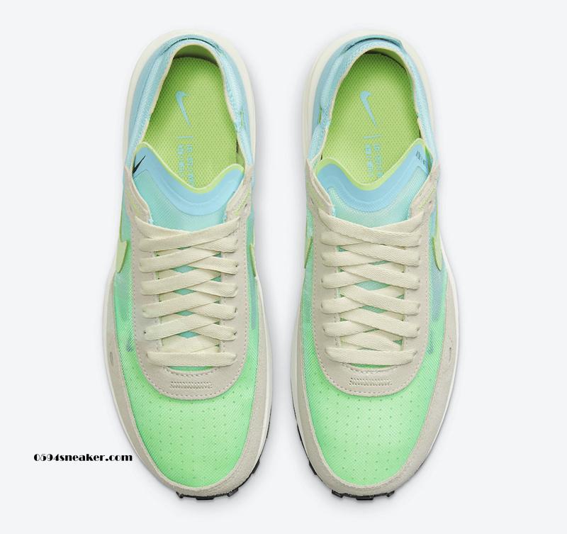 小清新配色 Nike Waffle One “Scream Green” 货号：DC2533-401