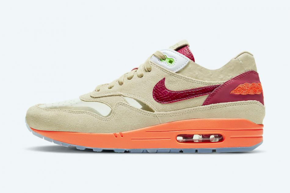 死亡之吻 CLOT × Nike Air Max 1 “K.O.D.” 货号：DD1870-100