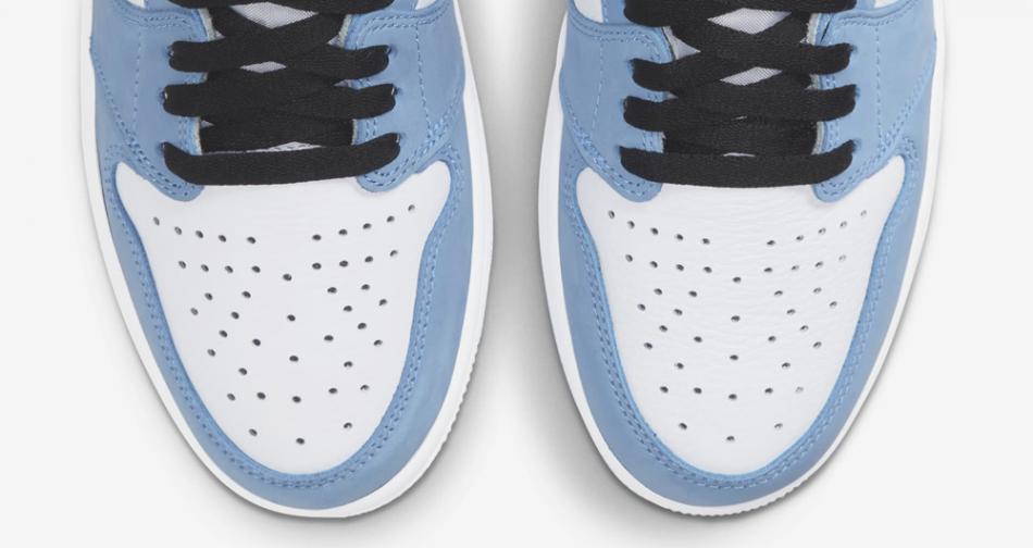 The first North Carolina pair of the year is here, Air Jordan 1 High "University Blue" Item #555088-134