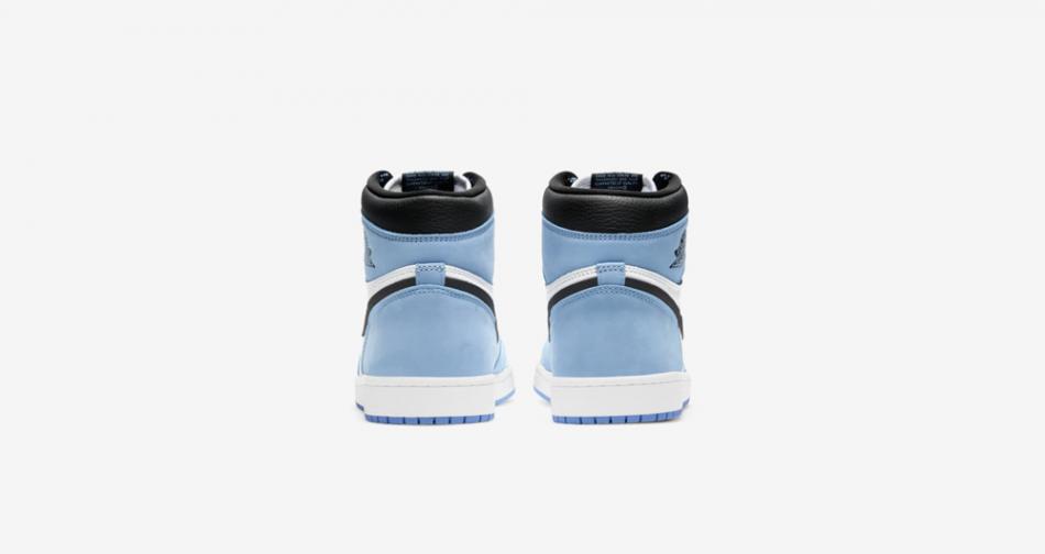 The first North Carolina pair of the year is here, Air Jordan 1 High "University Blue" Item #555088-134