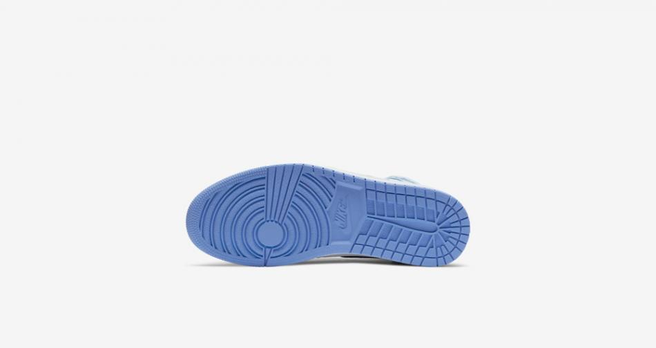 The first North Carolina pair of the year is here, Air Jordan 1 High "University Blue" Item #555088-134