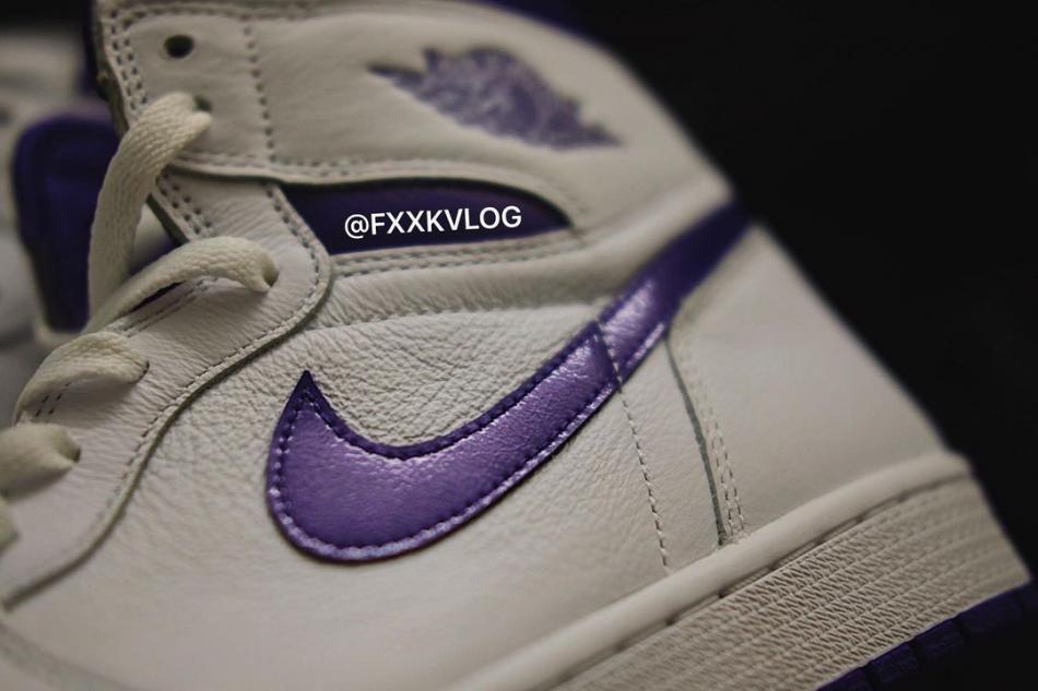 「恶人紫」 白紫 AJ1 Air Jordan 1 High OG WMNS “Court Purple” 货号：CD0461-151