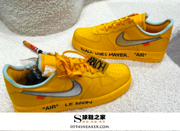 OW x AF1詹姆斯PE配色发售，OW x AF1詹姆斯货量大吗