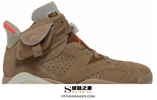 Travis Scott x Air Jordan 6 “British Khaki” 货号：DH0690-200 全新卡其配色