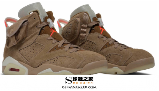 Travis Scott x Air Jordan 6 "British Khaki" Item No.: DH0690-200 New Khaki Colorway