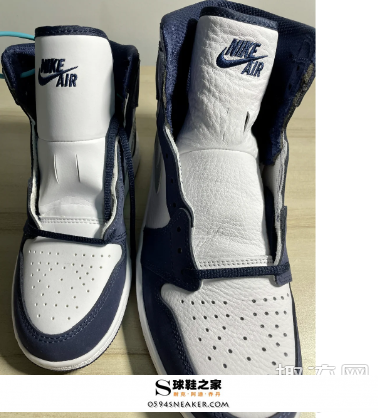 aj1日本限定海军蓝真假对比 aj1日本限定海军蓝女款和男款的区别