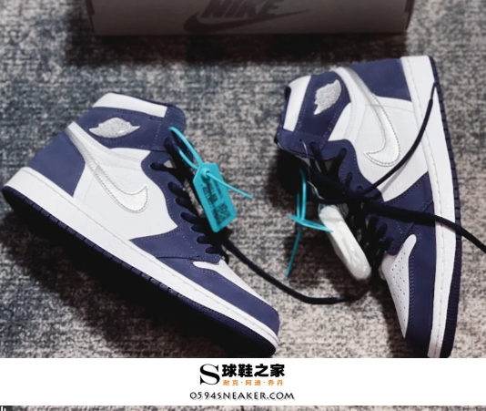 aj1 japan limited navy blue true and false comparison, aj1 japan limited navy blue women's models and men's models difference