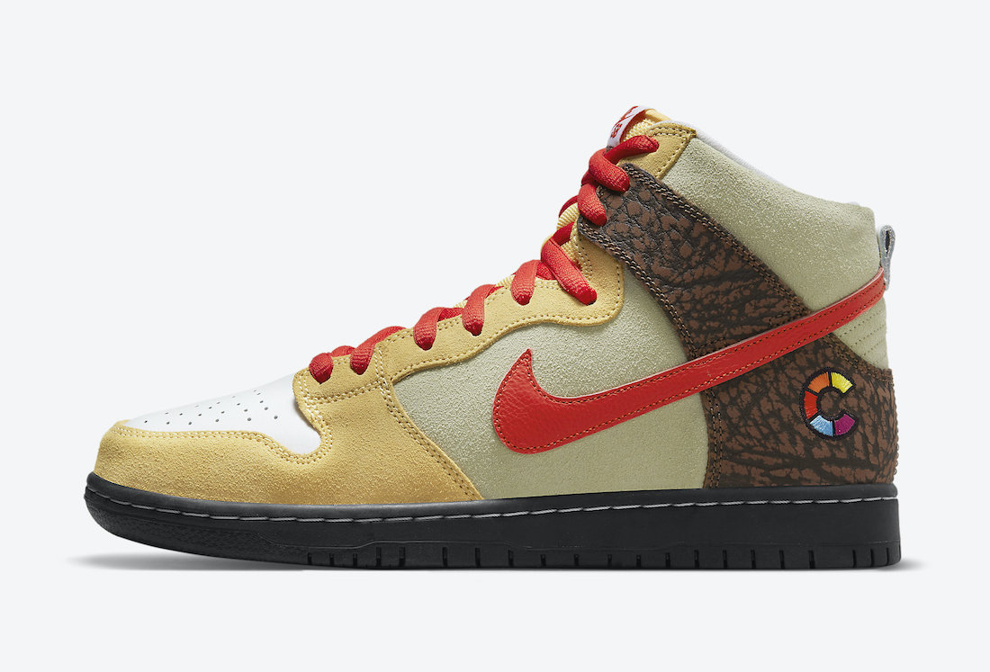 Color Skates x Nike Dunk Hi “Kebab & Destroy” 货号：CZ2205-700