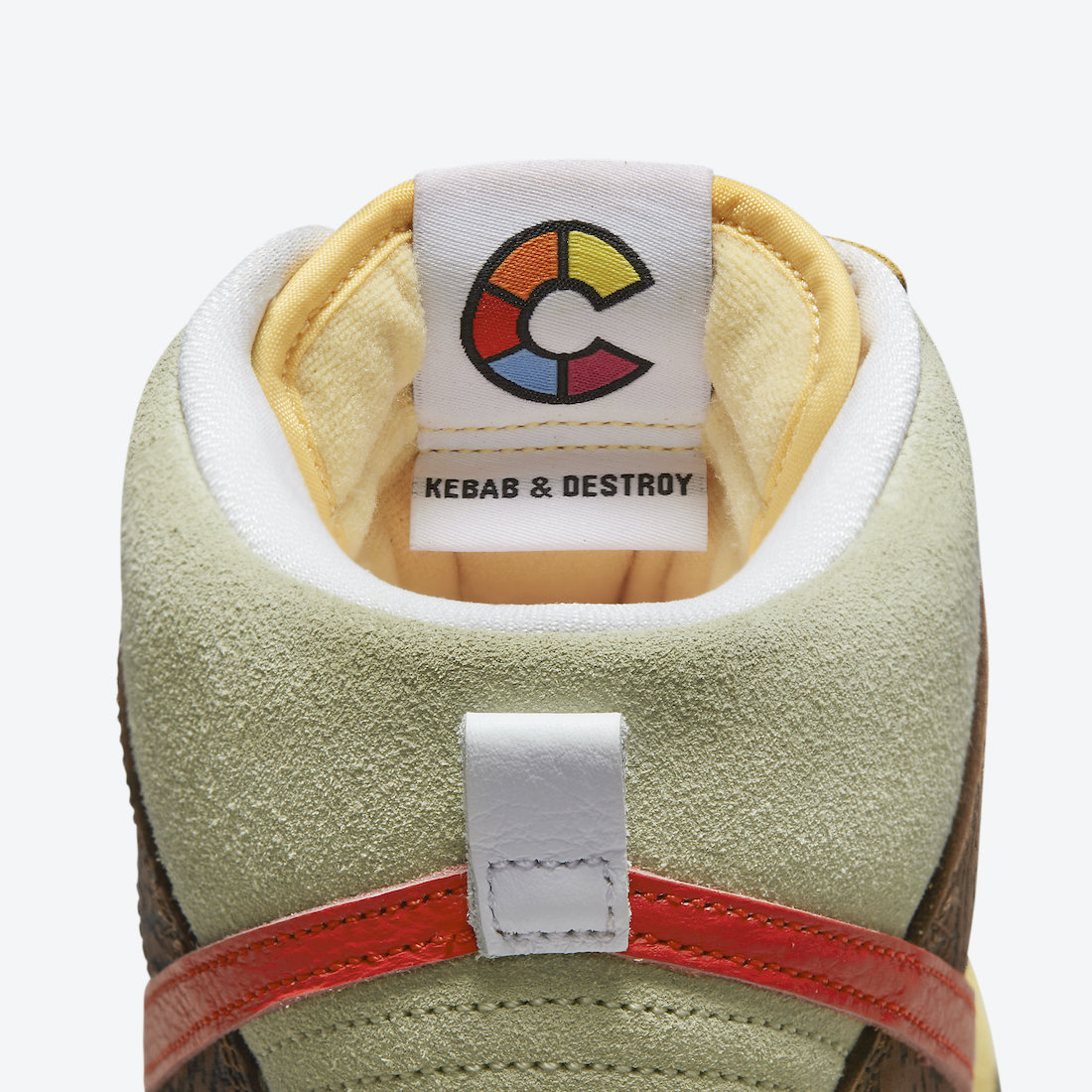 Color Skates x Nike Dunk Hi “Kebab & Destroy” 货号：CZ2205-700