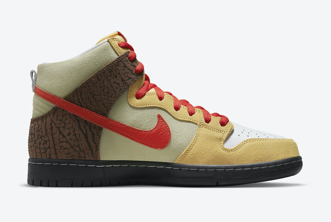 Color Skates x Nike Dunk Hi “Kebab & Destroy” 货号：CZ2205-700