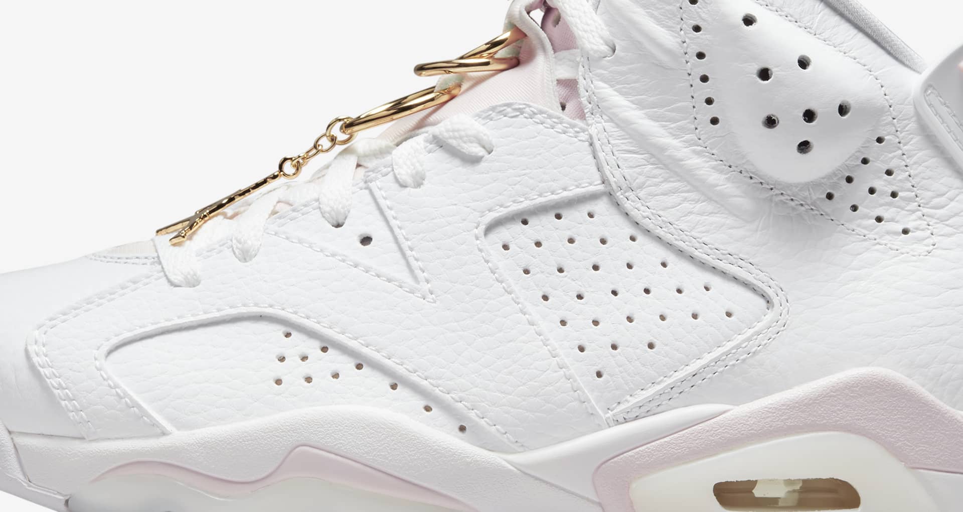 Air Jordan 6 WMNS “Gold Hoops” 货号：DH9696-100